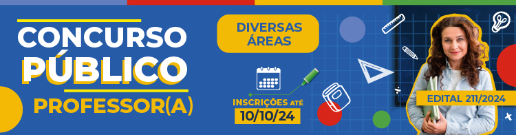 Inscrições até 10/10. Confira as vagas!