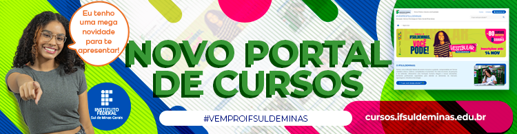 Lançado o novo portal de cursos do Instituto: “VemProIFSULDEMINAS”