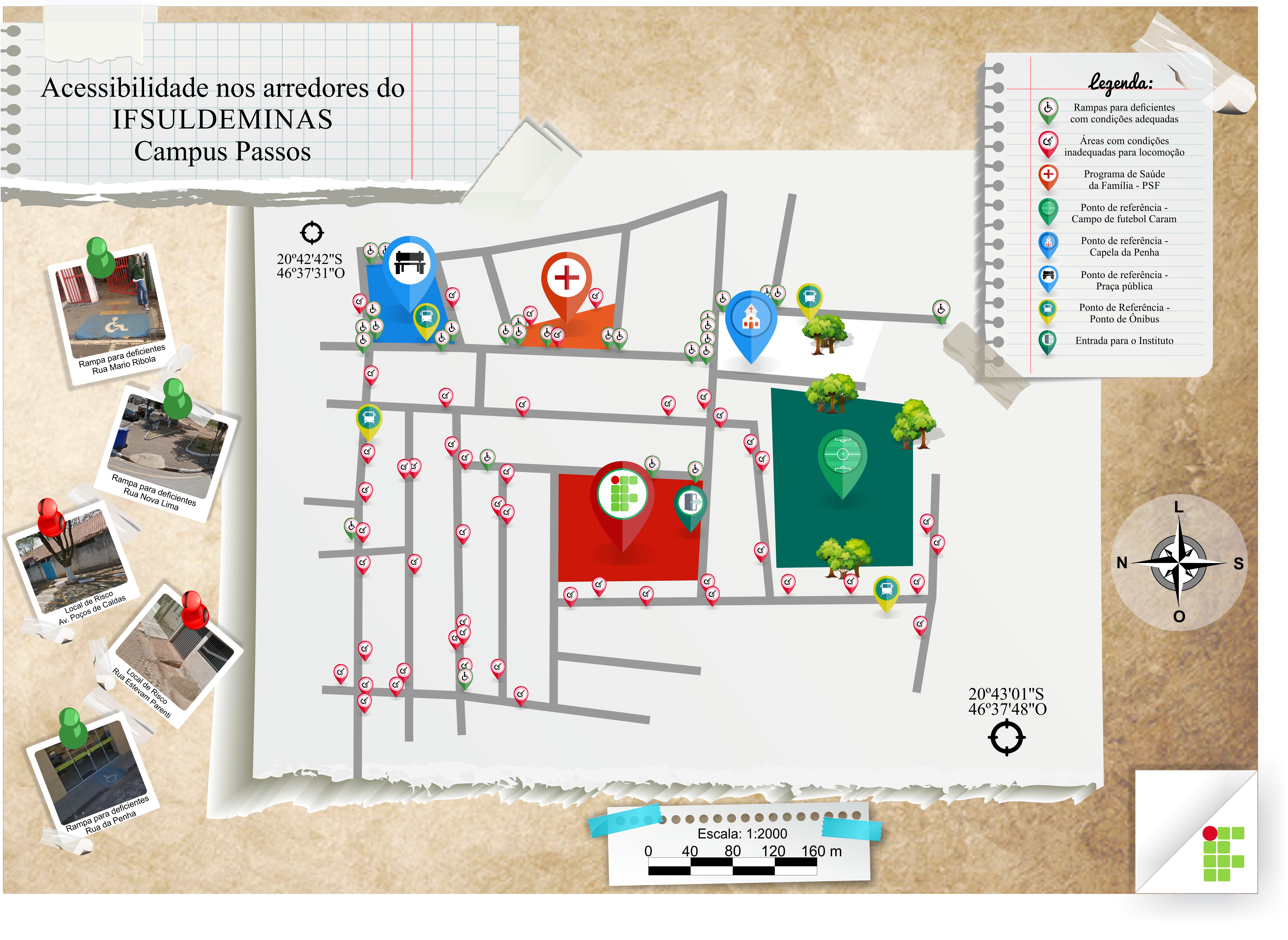 Mapa Digital produzido pelos alunos