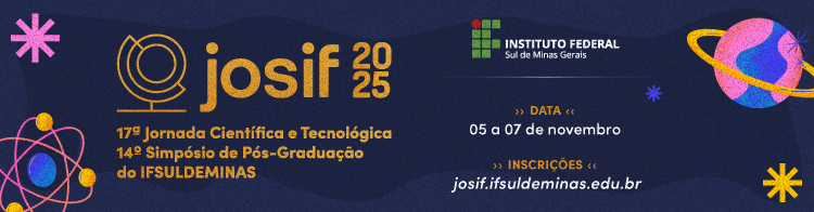 Inscrições abertas para a 17ª Jornada Científica e Tecnológica e 14º Simpósio de Pós-Graduação